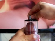 Penis-Pump Huge Cum-Shot Melted Candle