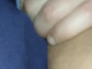Curvy teen fingering her pussy