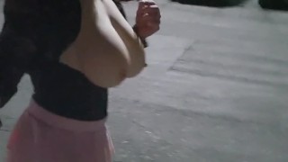 Cross dresser at a truck stop 