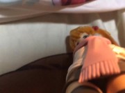 エヴァンゲリオン黒ニーソアスカフィギュアぶっかけ顔射オナニー【キモオタク男の喘ぎ声あり】 - Screenshot 1 of 16 - HD