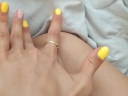 My friend's wife sucked me off right in the living room. Creampie. Cum in mouth. - Kaya Way 12/16