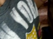 CUARENTENA latina me lo chupa y come semen mientras cocina 12/16