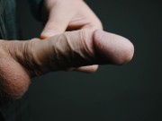 Thick cumshot in 4K slow motion. Masturbating my big veiny Swedish dick. Uncut and natural foreskin. 11/16