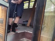 Pissing outside on the fire 10/16