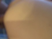 Doggyfuck and creampie in front of the neighbors