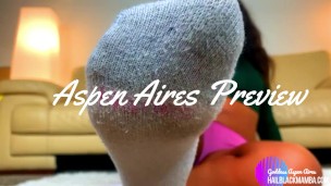 Preview: Ebony Makes You Sniff her Stinky White Socks