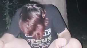 Pissing in the back yard