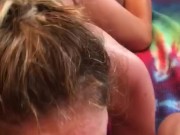 Spitroasted hotwife takes 2 loads  4/16