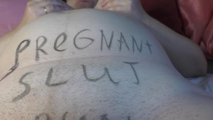Married girl first time try dirty bodywriting kink! Preparing before pervert sex