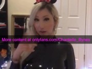 Beautiful Blonde in a Latex Catsuit 