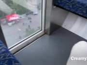 Едва успела проглотить горячую сперму! Рискованный публичный секс на колесе обозрения 14/16