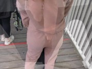 Едва успела проглотить горячую сперму! Рискованный публичный секс на колесе обозрения 3/16