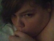 Dildo blowjob