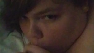 Dildo blowjob