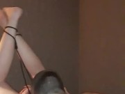 40 year old Milf tied up and creampied after being set free close up of her pierced creampied pussy. 1/16