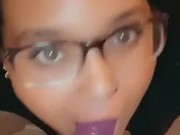 This pretty purple dildo could be you 