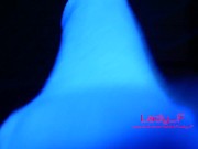 Mistress show beautiful feet in white socks in neon light, foot worship POV 13/16