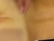 Amazing booty Hispanic girl with a tan gets fucked from behind after class and loves it 5/16