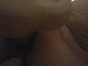Stretching all my holes. Double penetration. Close up. 6/16