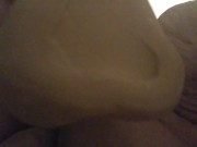 Stretching all my holes. Double penetration. Close up. 8/16