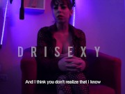 JOI Humiliation in Portuguese - With Subtitles | Dri Sexy 2/16