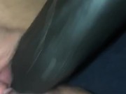 Big Black dildo in pussy 6/16