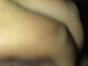 Big Black dildo in pussy 9/16