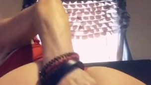 Naughty milf with toys