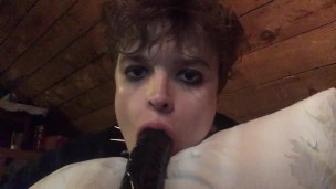 trans girl femboy bored n sucking