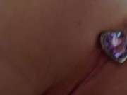 first cum with a plug in me 12/16