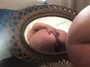Daddys Whore Chokes Herself and Masturbate