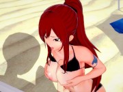 [Fairy Tail] Erza Scarlet (3d hentai) 5/16