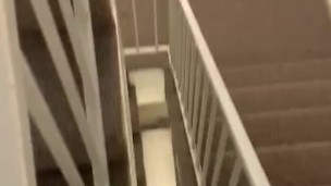 Delivery Stairwell Wank