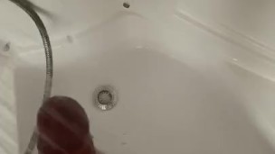 Shower orgasm