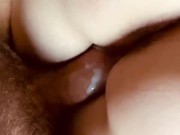 Fucking my tattooed gf from behind, cums all over my cock, amateur home video, milf 12/16