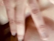 Fucking my tattooed gf from behind, cums all over my cock, amateur home video, milf 7/16