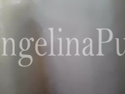  BEAUTY PLAYS WITH HER HOLES IN THE SHOWER AFTER SCHOOL - ANGELINAPUX 4K 1/16