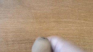Thick cock and quick cumshot