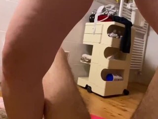 My girlfriend pee in her panties slow motion.