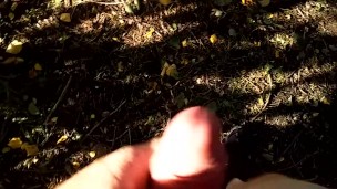 jerking in backyard