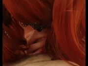 Après mes mains et ma bouche, il ne peut plus résister à mes seins et EXPLOSE sur moi ! 11/16