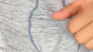 Close up masturbation & flashlight fuck w/ cum