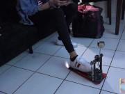 Drum Pedal Pump with Sneakers TikTok 3/16
