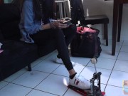 Drum Pedal Pump with Sneakers TikTok 4/16