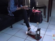 Drum Pedal Pump with Sneakers TikTok 5/16