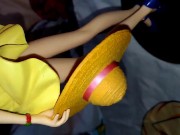 エヴァンゲリオン黄色ワンピースアスカフィギュアぶっかけ顔射オナニー【キモオタク男の喘ぎ声あり】 - Screenshot 2 of 16 - Cum