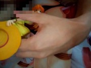 エヴァンゲリオン黄色ワンピースアスカフィギュアぶっかけ顔射オナニー【キモオタク男の喘ぎ声あり】 - Screenshot 5 of 16 - Anime