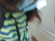 old vid PUBLIC RESTROOM PEE Bad Words Face Mask Pandemic Quarantine Covid COVID-19 Sarcastic Doom 1/16