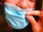 old vid PUBLIC RESTROOM PEE Bad Words Face Mask Pandemic Quarantine Covid COVID-19 Sarcastic Doom 12/16