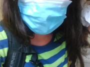 old vid PUBLIC RESTROOM PEE Bad Words Face Mask Pandemic Quarantine Covid COVID-19 Sarcastic Doom 2/16